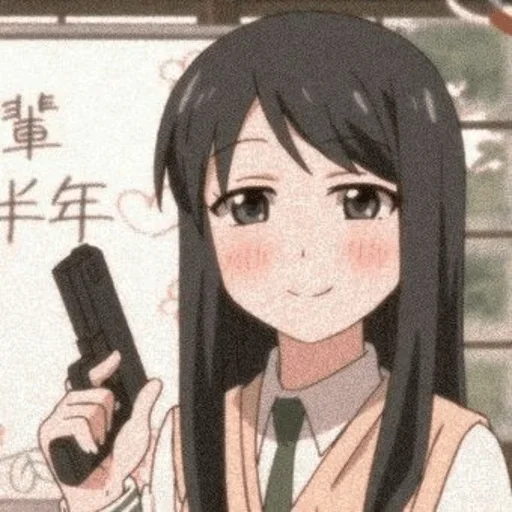 аниме мультфильм человеческое лицо