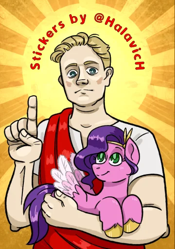 CursedPonyos — @stckrRobot - мультфильм