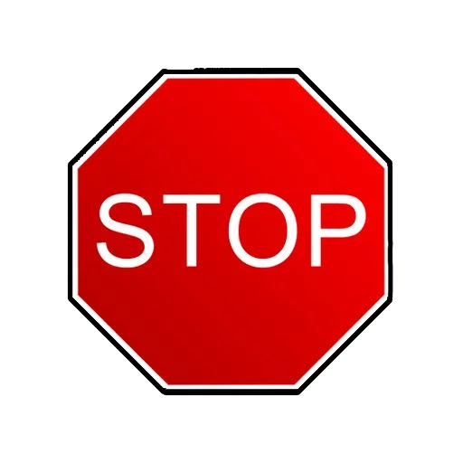 Знак «Стоп» знак дорожный знак