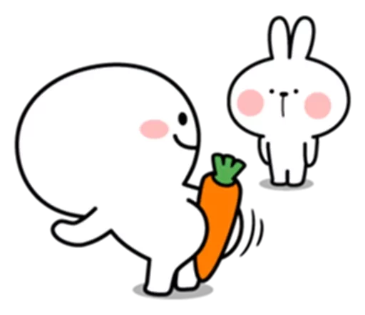 клипарт кролик мультфильм