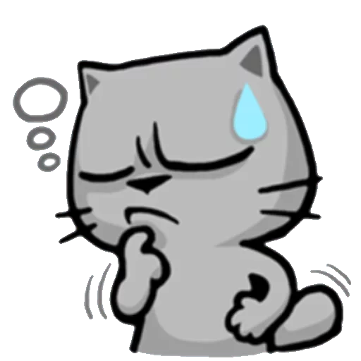 кошка клипарт эскиз