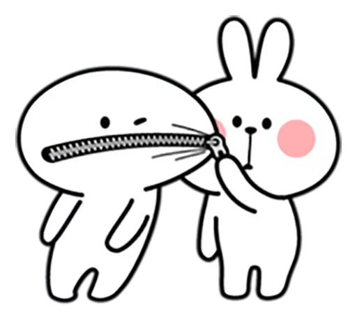 клипарт кролик мультфильм