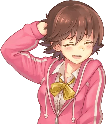 anime cartoon human face