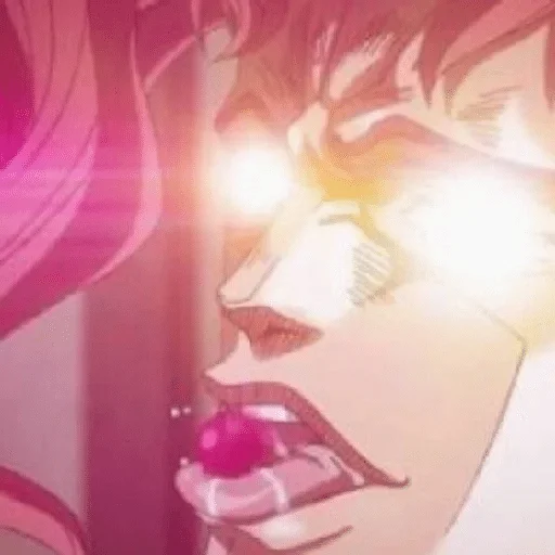 cartoon magenta anime