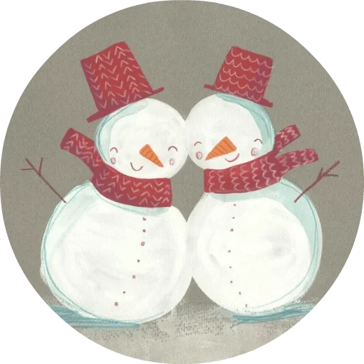 snowman child art tableware