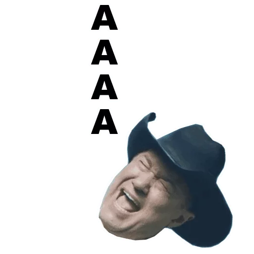 human face hat headgear