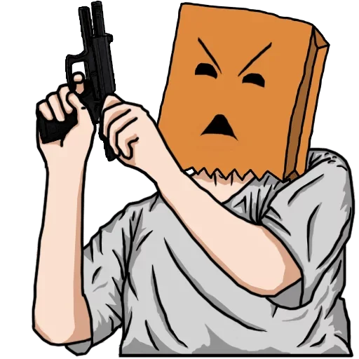 drawing weapon illustration