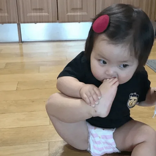 human face toddler person