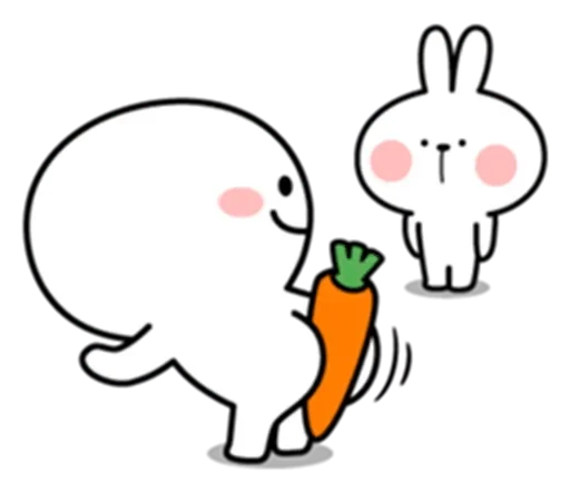 клипарт кролик мультфильм