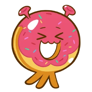 Sticker Space Doughnut - 10