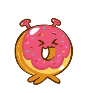 Sticker Space Doughnut - 1
