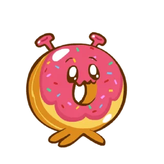 Sticker Space Doughnut - 6