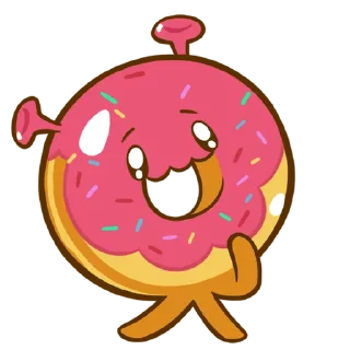 Sticker Space Doughnut - 9