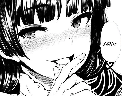 эскиз аниме иллюстрация