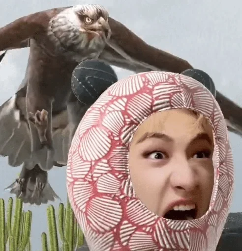 human face person head