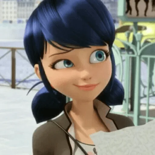 мультфильм человеческое лицо чёлка