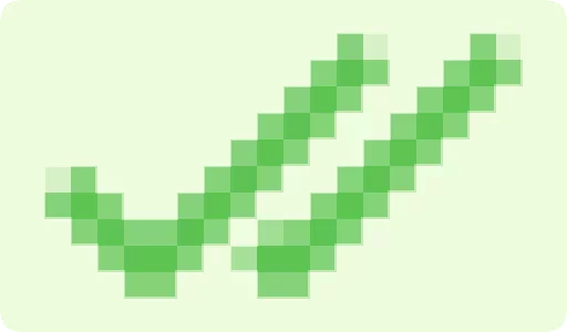 green pixel square