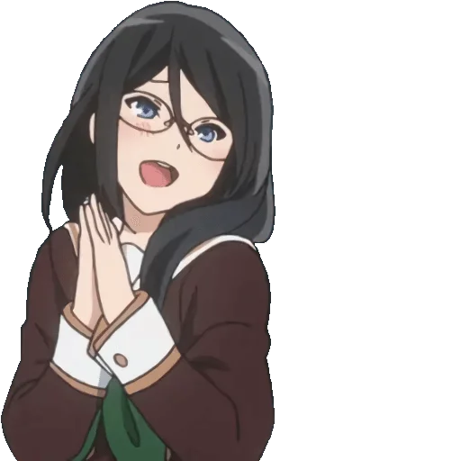 anime cartoon human face