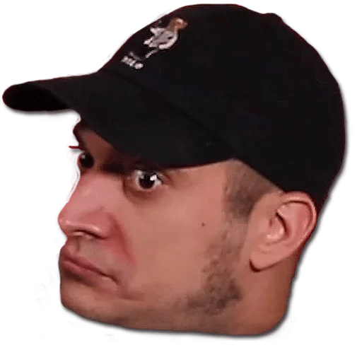 human face person cap