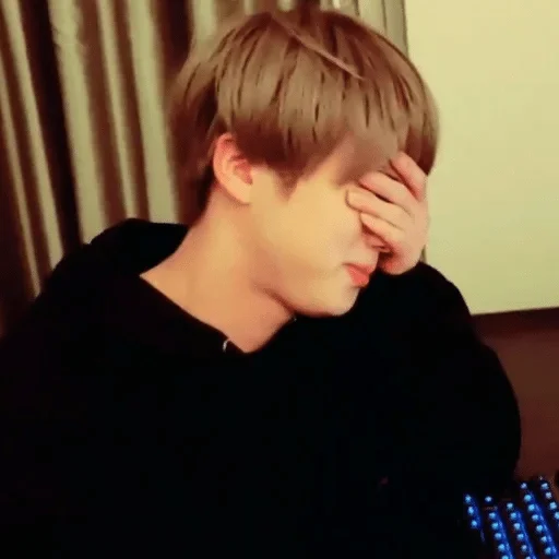 person indoor human face