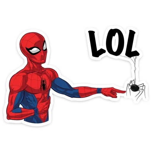 Sticker Человек-Паук :: @TgSticker - 6
