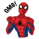 Стикер Человек-Паук :: @stickroom - 3