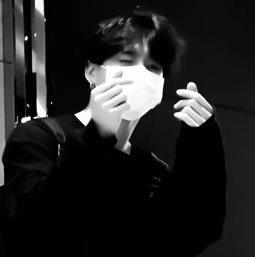 person black and white human face