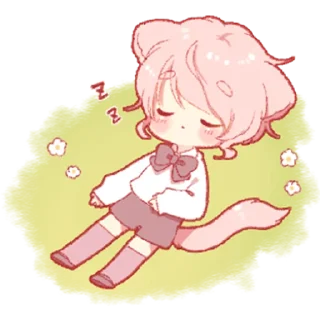 Стикер Весенний кун @nyasticks - 4