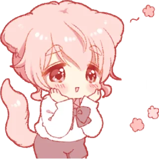 Стикер Весенний кун @nyasticks - 7