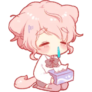 Стикер Весенний кун @nyasticks - 11