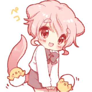 Стикер Весенний кун @nyasticks - 10