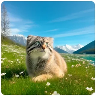 Sticker Spring manul @anime4_arts - 4