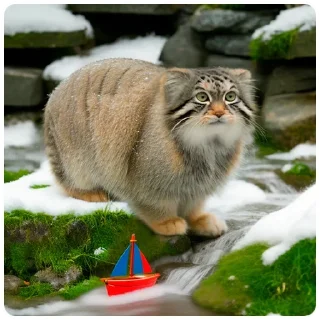 Sticker Spring manul @anime4_arts - 7