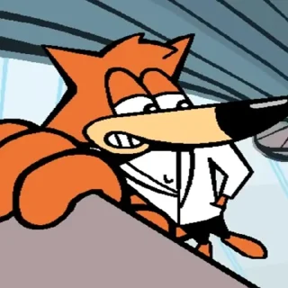 Sticker карту мистер лис - 5