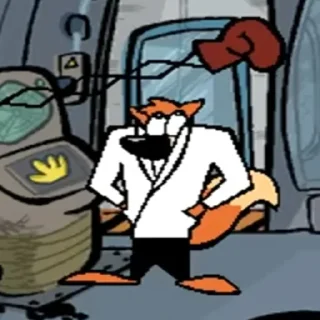 Sticker карту мистер лис - 4