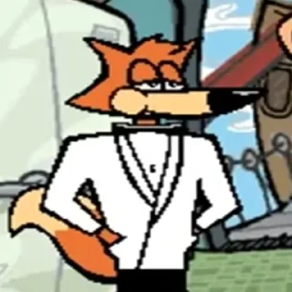 Sticker карту мистер лис - 9