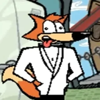 Sticker карту мистер лис - 2