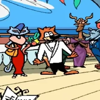 Sticker карту мистер лис - 1