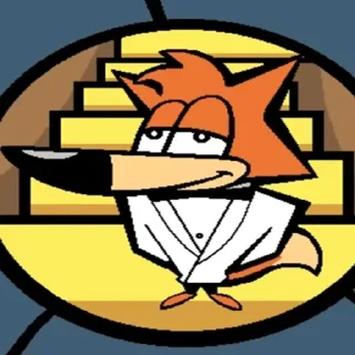 Sticker карту мистер лис - 8