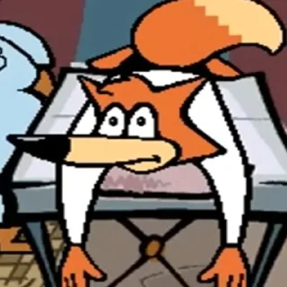 Sticker карту мистер лис - 7