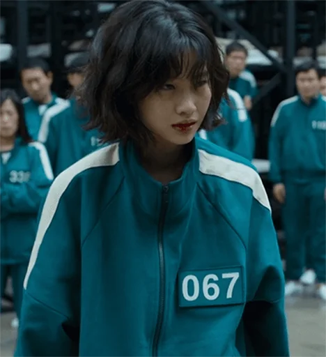 Sticker Кан Сэ Бёк игра в кальмар - 3