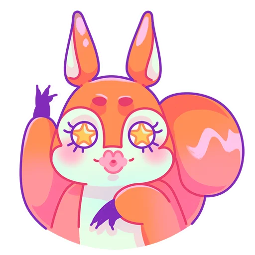 Стикер squirtels - 1