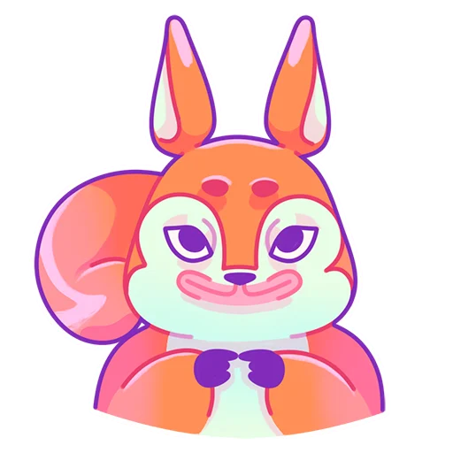 Стикер squirtels - 1