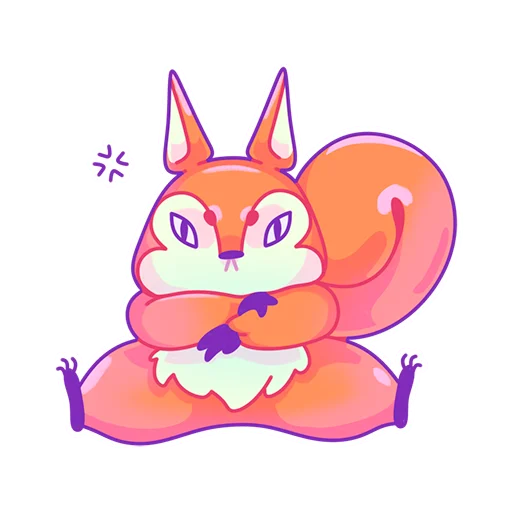 Sticker squirtels - 1