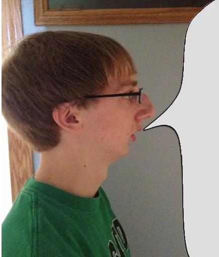 person glasses human face