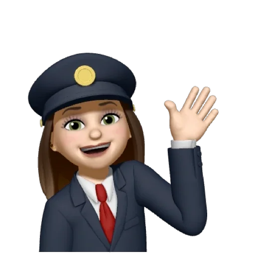 cartoon human face smile