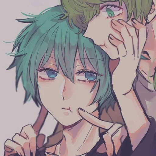 anime human face manga