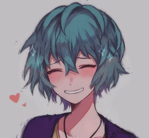 anime cartoon human face