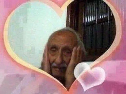 human face mirror person