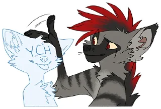 Стикер staarch @trashwolf - 1